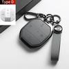 For Jetour Freer Freedom T2 Freer Traveller T1 2025 Leather Metal Car Smart Key Case Cover Fob Car Key Protection Shell Holder