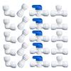 20 Pieces 38 Inch Quick Connect Fittings for RO Systems Easy Installation with Non Locking Clip Compatible with 3/8 Inch Tubing