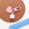 Halloween Cute Ghost Key Chain Cartoon Doll Pendant Love Key Ring Backpack Charms Car Decoration Bag Accessories