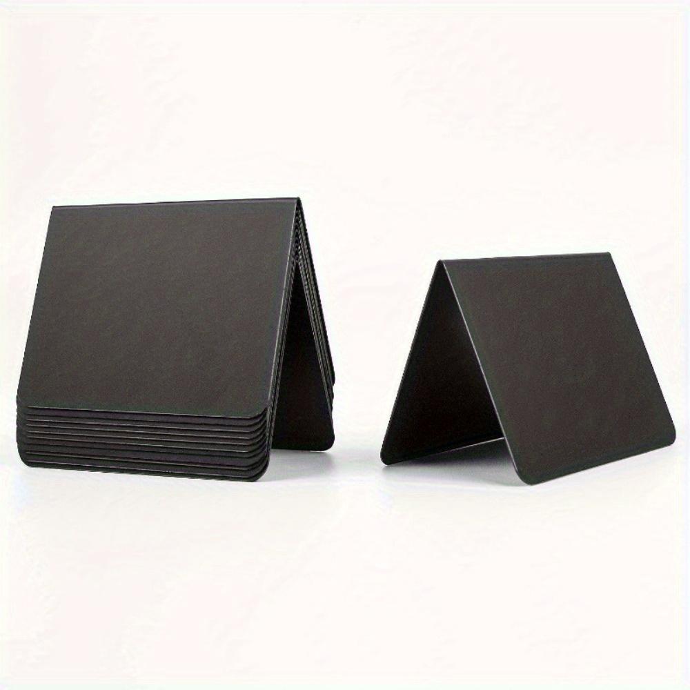 12Pcs/Pack Mini Chalkboards Rectangular Blackboard Double Sided Chalkboards Wedding Birthday Party Home Decor Sign Message Board