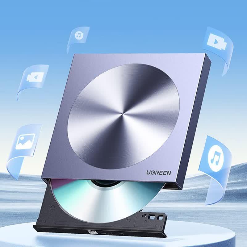 UGREEN External 8X DVD CD Burner with USB-C/USB