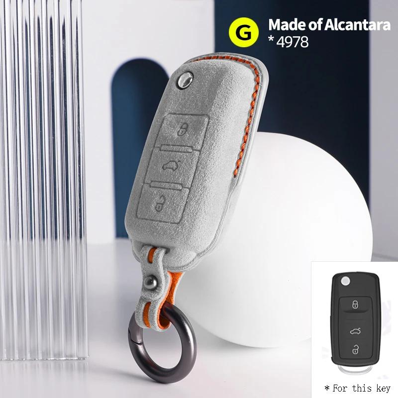 Interior Mouldings For VW Volkswagen MK4 Bora Golf 4 5 6 Jetta Passat Polo Touran Skoda Octavia Car Key Case Cover Shell Keychai