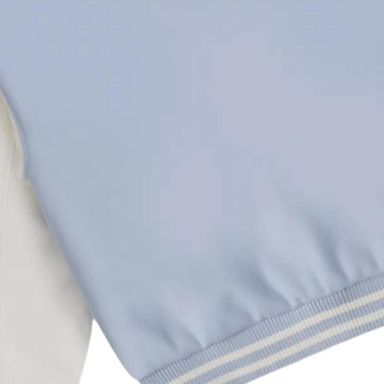 New Converse Baseball Jacket Women's Light Blue 10027242-A01