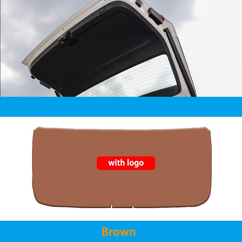 Car Rear Trunk Tailgate Anti-kick Protective Mat Leather Decoration Pad For Skoda Kodiaq 2025 2024 2017-2025 Accessories