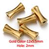 20pcs 10pcs Stainless Steel Tube Spacer Beads Gold Color Barrel Drum Beads Charms for Necklace Bracelet Jewelry Making DIY