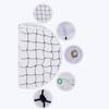 Volleyball Net PE Net Cable Volleyball Net with 4 Sides Polyester Edging for Outdoor Beach
