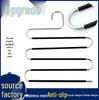 Multifunctional Non-Slip Stainless Steel S-Shaped Five-Layer Pants Hanger