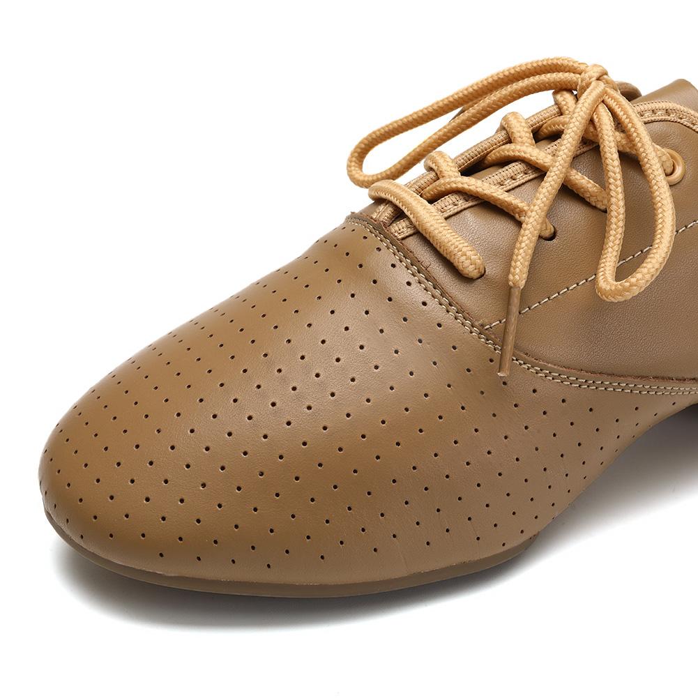 Genuine Leather Women Girls Jazz Dance Shoes Ballet Shoes Teacher's Shoes