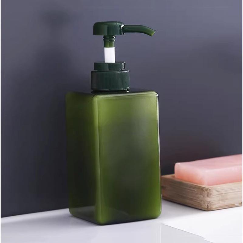 Travel Lotion Bottle Square Shampoo Shower Gel Replacement Lotion Bottle Press Empty Cosmetic Dispenser Bottle