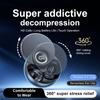 Open Ear Clip Headphones 360° Rotating Case, Wireless Bluetooth 6.0 Earphones Built-in Microphone and Ear Hook Earbuds Comfortable to Wear Headsets