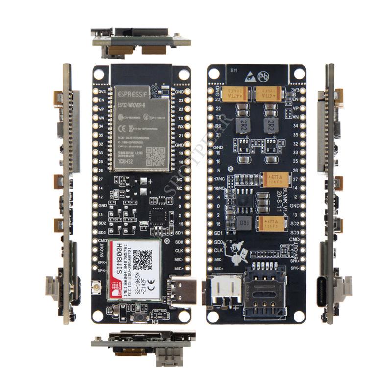 SIM800H Wireless GPRS Module with T-Call, PMU, MCU32, Antenna & SIM Card Slot