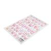 Nail Stickers Elegant False Nail Decorations Removable Manicure Stickers Decals for Acrylic Gel Nails