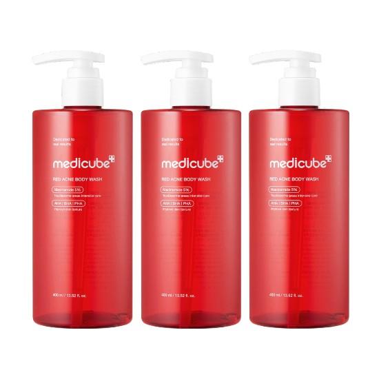 Medicube Body Wash & Body Peeling Collection | Red Acne Trouble Body Wash 3.0 & Body Peeling Mist