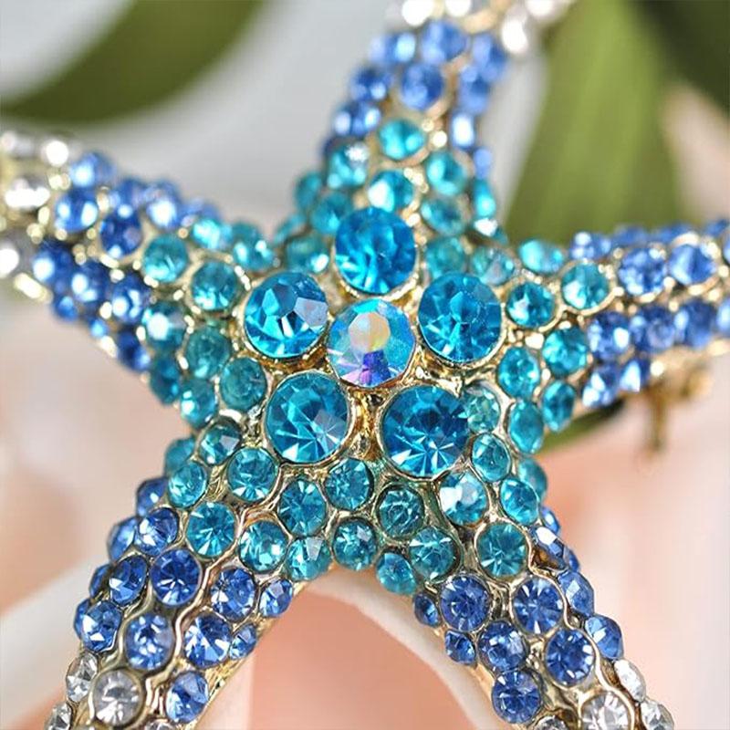 Fashion Starfish Brooch Pin Pendant Brooches for Women