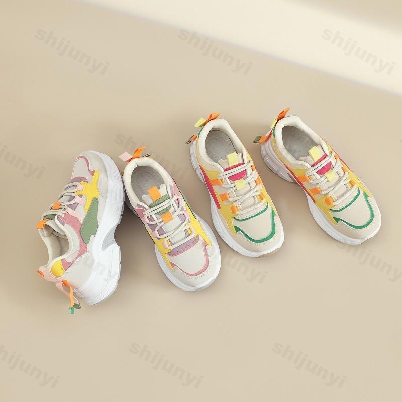 Women's Shoes 2025 Spring Autumn New Comfortable Hard Wearing Casual Shoes Non Slip Platforms Sneakers Lace-up Vulcanized Shoes