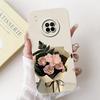 For Huawei Y9A Case Cover Luxury Fashion Flowers Kawaii Cute Cat Shockproof Phone Case For Huawei FRL-22 FRL-23 FRL-L22 FRL-L23