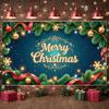 Holiday Decoration Banner Red Ribbon Christmas Party Banner Christmas Banner Festive  For Christmas Eve Xmas Event