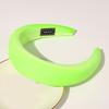 Spring New Glossy Satin Headbands for Women multi-color Light Pink 3cm wide thick sponge plastic Pad Hair bands