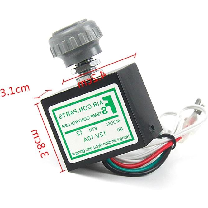 1PC 12V/24V Car Air Conditioner Electronic Thermostat Switch Temperature Control Auto Accessory Car Accessories(12V)