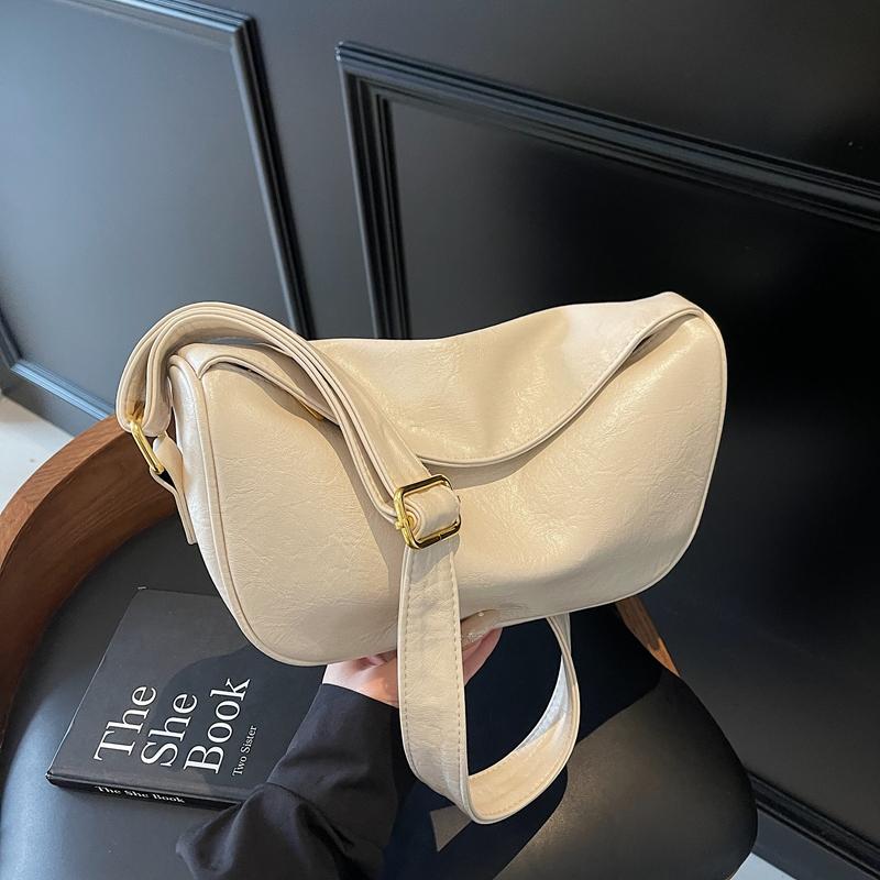 Shoulder Bag for Women, Crossbody Purse with Top Handle, Fashion PU Leather Handbag for Daily Use, Work, Shopping