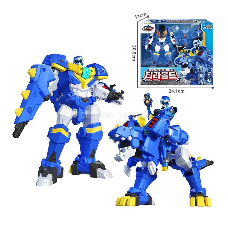 Mini Force 2 Super Dino Power Transformation Robot Toys Action Figures MiniForce X Simulation Animal Deformation Robot Toys