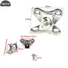 6/10Set Removable Corner Bracket Zinc Alloy Butterfly Corner Bracket With Screws - Support Connectors For Furniture Drawers