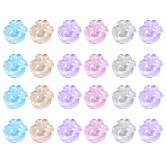 24Pcs Cat Paw Squishes Toy Slow Rebound Flexible TPR Stress Relief Funny Kitten Claw Squeeze Fidget Toy Kids Adults Birthday Gift