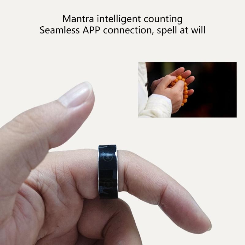 Digital Islamic Prayer Rings Tasbih Counter Short Video Page Turning Islamic Prayer Rings with Digital Tally Counter