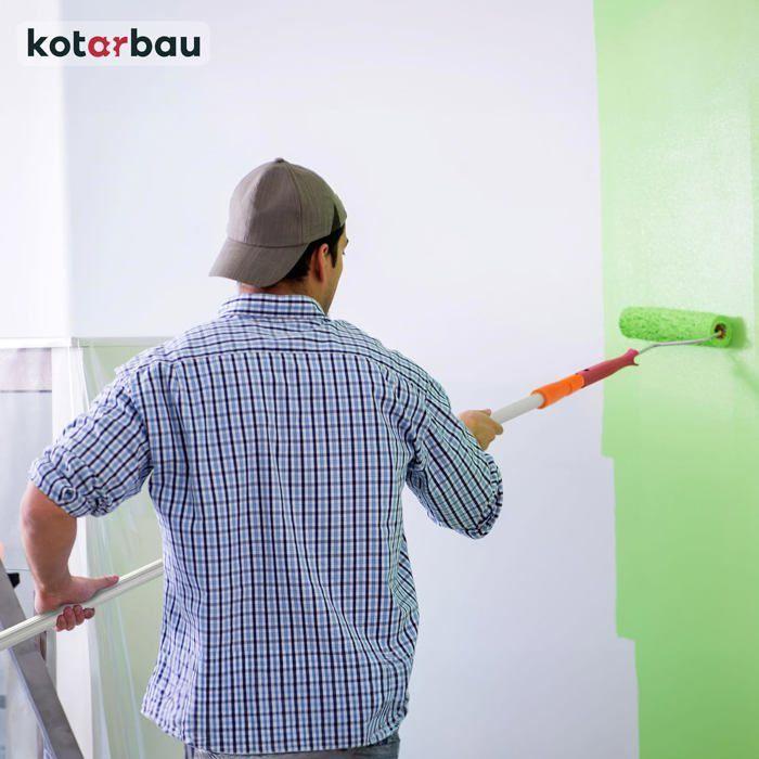 Manche télescopique - KOTARBAU - 150-300 cm - Aluminium - Support rouleau - Peinture facile