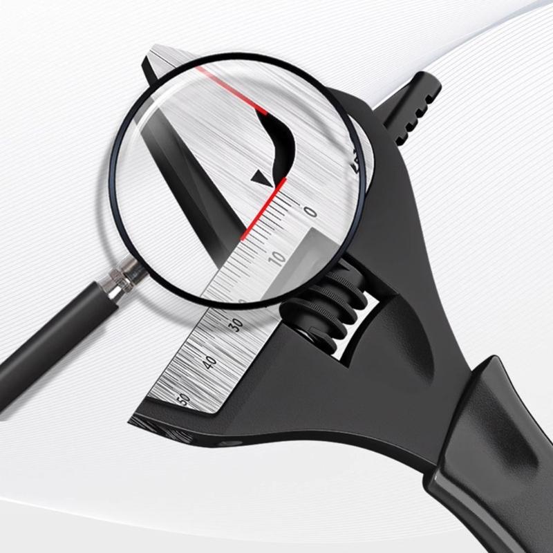 Durable Wide Mouth Plumbing Adjustable Wrench Tool for Home, Automotive, and Maintenance
