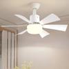 Modern Ceiling Fan Light With Remote Control with Extender & 6 Blades Hanging Fans Chandelier Electric Fan for Home