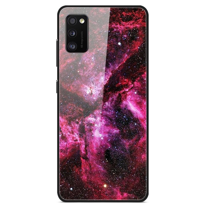 Para Samsung A41 Funda A31 A71 A51 Cristal Templado Cubiertas Traseras Rígidas Para Samsung Galaxy A51 Fundas de Teléfono Fundas Protectoras Coque A 41