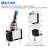 3Pcs Rocker Toggle Switch Heavy Duty 3Pin ON/Off 12V Blue LED Lighted Aircraft Safety Cover 20A SPST Rocker with Safety Flip Cover for Racing