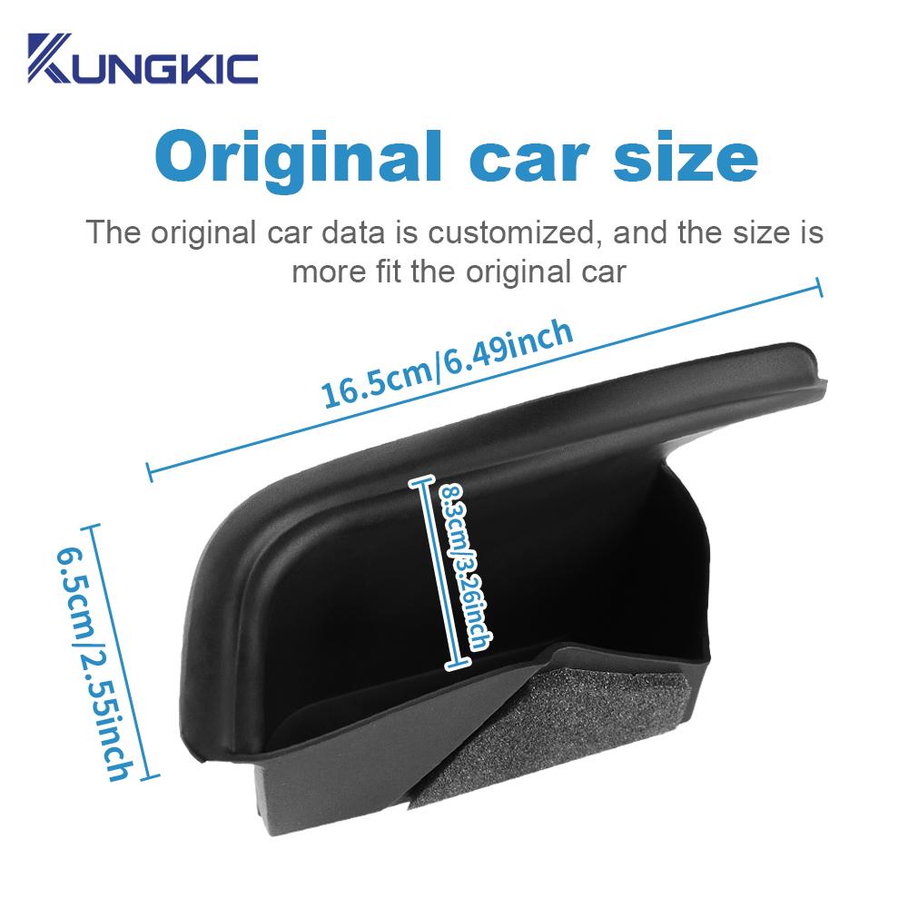 For Mazda CX-60 CX-70 CX-80 CX-90 Door Side Storage Box Car Door Handle Tray Hidden Organizer Container Silica gel Accessories