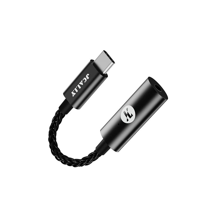 

JCALLY Light-ning to 3.5mm Digital Audio DAC For iPhone IOS Headphone AMP Type-C to 3.5mm USB DAC For Android PCM DSD256 384KHZ Tyte C To 3.5mm