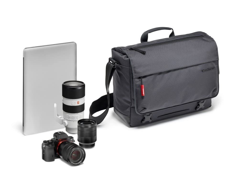 Manfrotto Messenger Bag Manhattan Collection 8.3L Speedy 10 12" PC Storage Tripod Mountable Rain Cover Included Water Repellent Material MB MN-M-SD-10