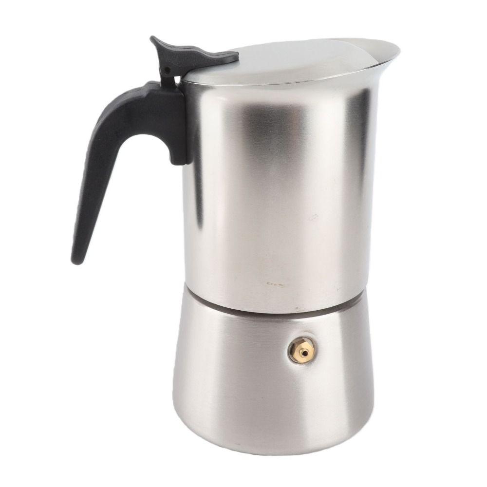 304 Stainless Steel Moka Pot 200 Ml Capacity Cold Extraction Pot  Coffee Brewing
