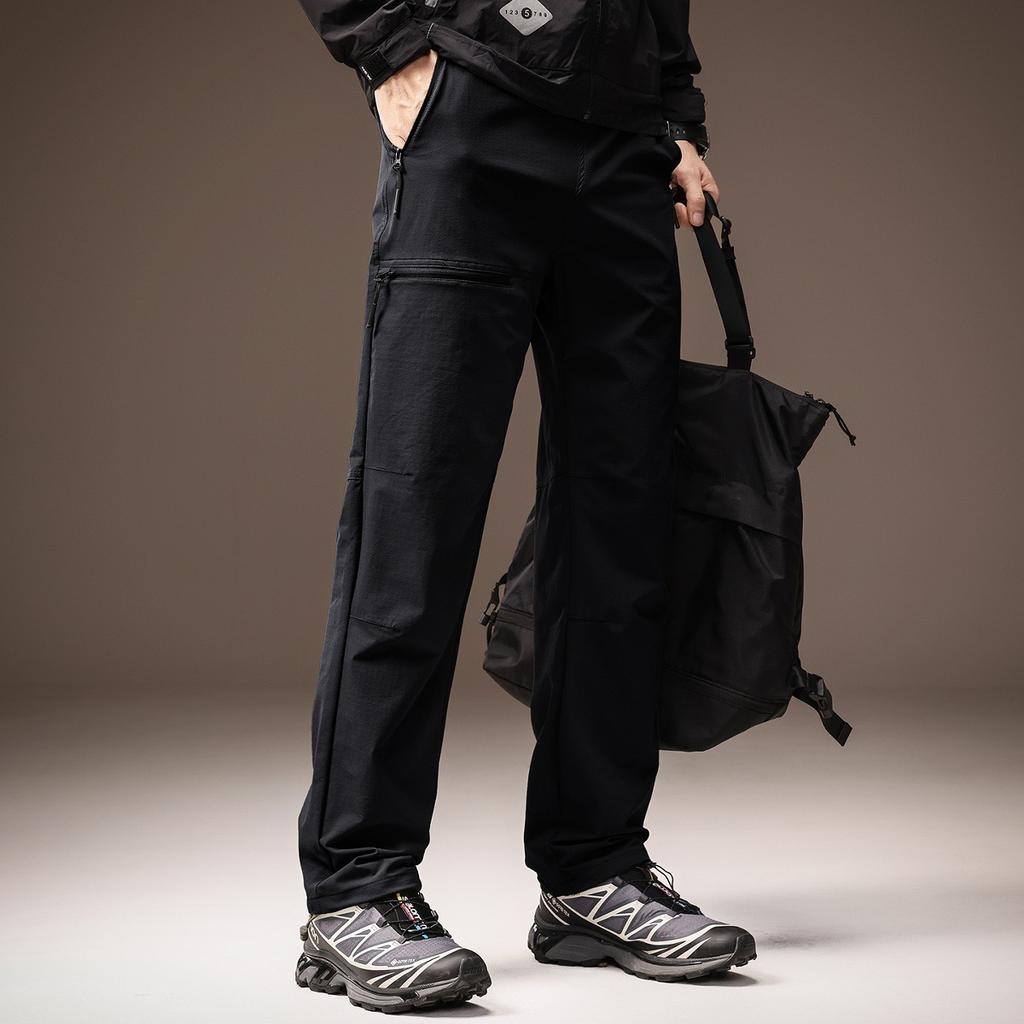 High-end outdoor American-style cycling casual pants for men, new autumn sports hiking workwear softshell pants for men