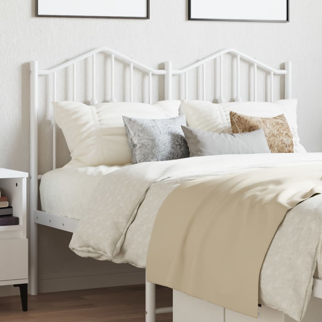 Replacement Headboard Metal White 120 Cm