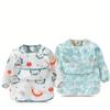 Kids Bibs, 2 Pack, Waterproof, Easy Clean, Polyester, Age 3