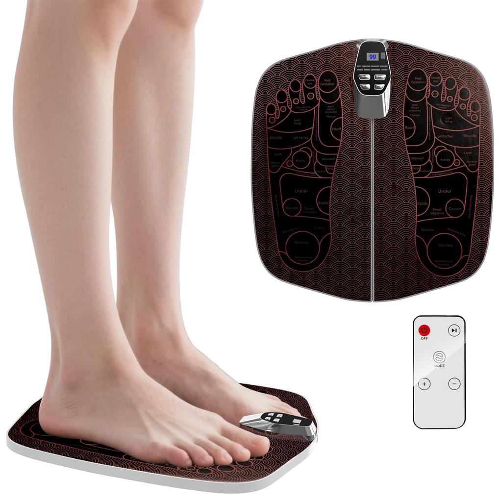 New Mocasa EMS Foot Foot Care Foot Reflexology Mat with Remote Rest After Respect for the Aged Birthday [2025 Model] Mat, Pad, Control, Unisex, Time,