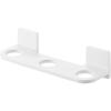 Film Hook Dispenser Holder 3-Piece White, Main Body: W26x D8.5x H6cm (excluding Film Hooks) MIST. Floating Storage, Easy