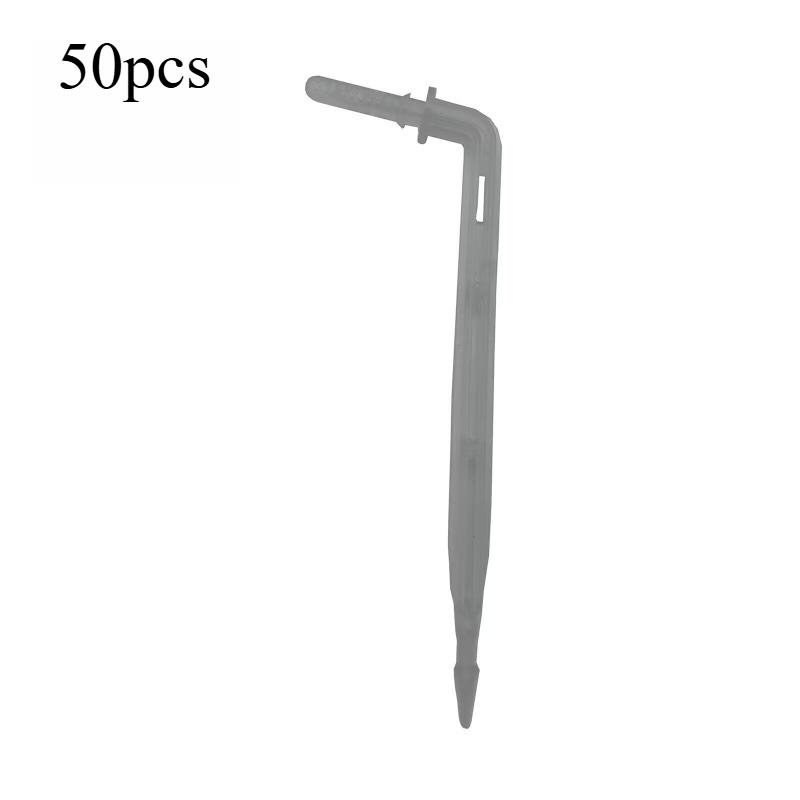 50PCS Bend Arrow Dripper Micro Drip Irrigation Kit Emitters Fit 3/5mm Hose Greenhouse Garden Potted Micro Watering System