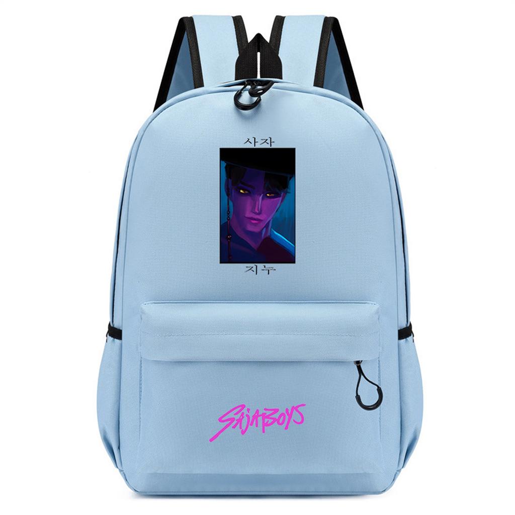 Features The Saja Boys Print, Inspired By The Witch Hunters, With , Kid-friendly Action Illustrations Of The Characters