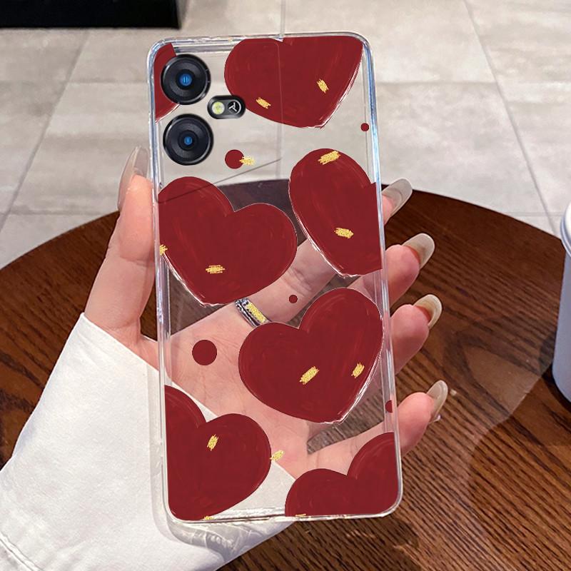 Casing For Tecno Pova Neo 3 Case LH6n Silicone Aesthetic Fashion Cute Cat Back Cover Techno Pova Neo 3 Transparent Phone Case