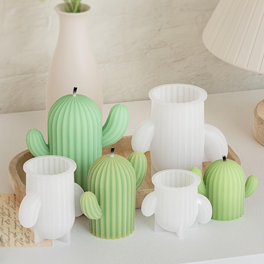 3Pcs Cactus Silicone Mold DIY S/ M/ L Cactus Candle Mold