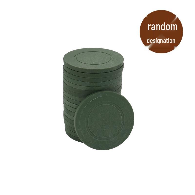 Коробочный набор: 100 пластиковых фишек для игры в Баккара, Маджонг, Покер