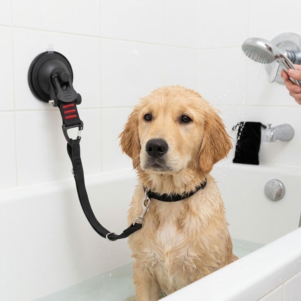 Adjustable Length Pet Grooming Loop Wearproof Webbing Table Hanging Strap Pet Bath Fixing