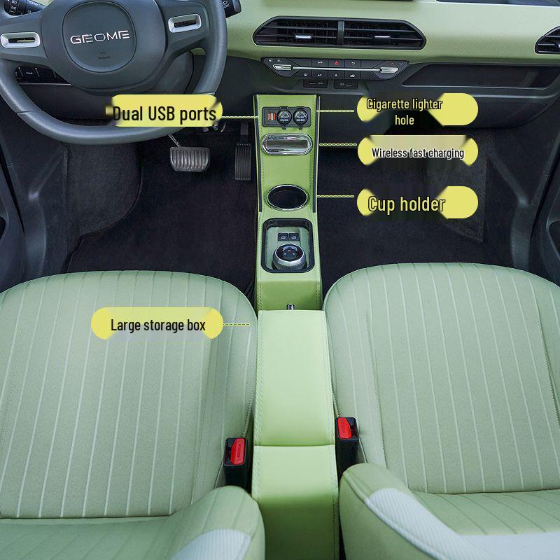 Panda Mini Armrest Box for Electric Vehicle Interior Modification