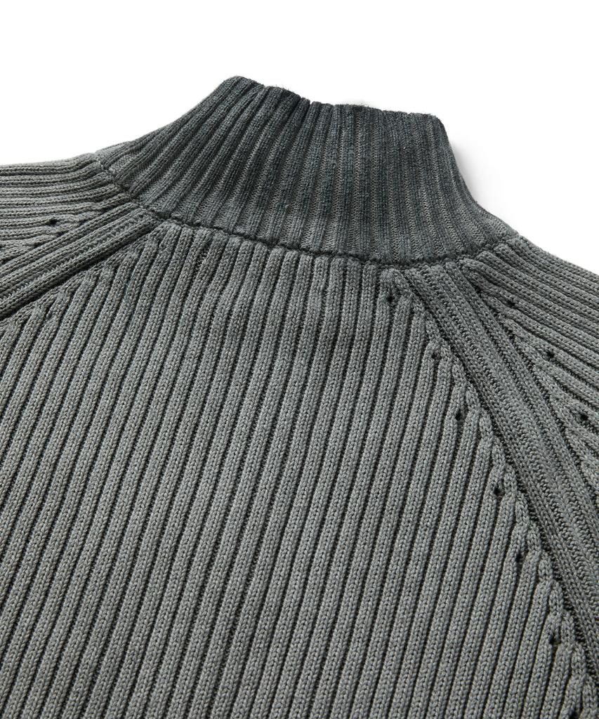 MMIC Musk Zip-Up Knit (Black)